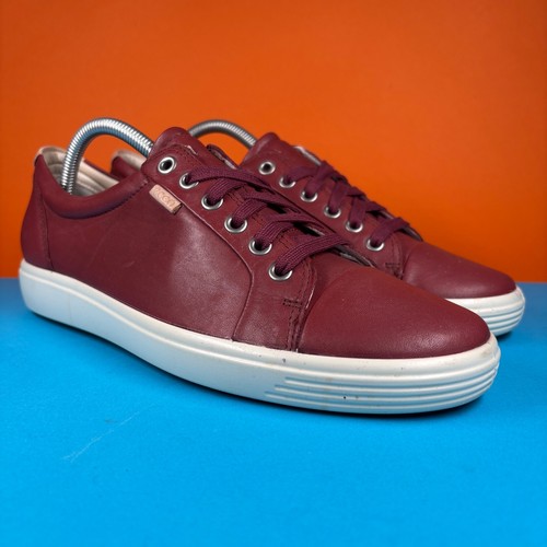 Ecco soft leather sneaker - soft, 7