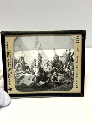 Native american glass negative - american,