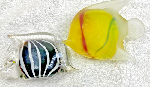 Lot art glass tropical - 2,
