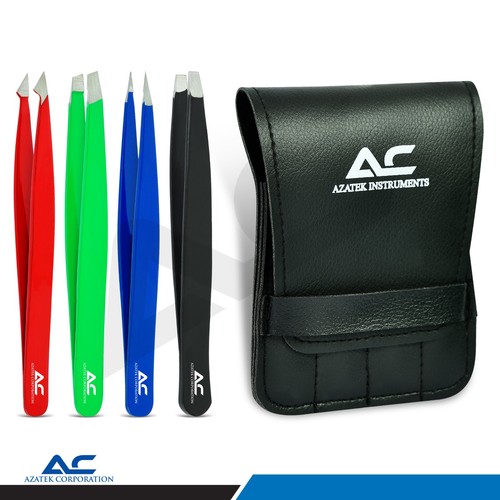 Azatek eyebrow tweezers set - azatek,