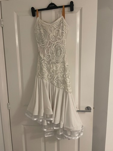 Stunning white latin dress