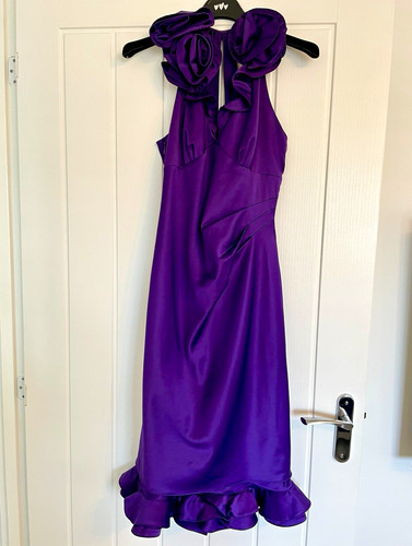 Karen millen purple satin - millen,