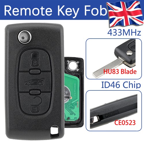 Remote flip car key fob - remote, for