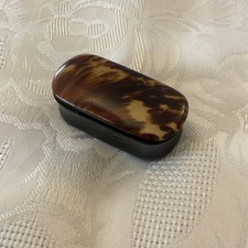 Faux Tortoiseshell Snuff Box