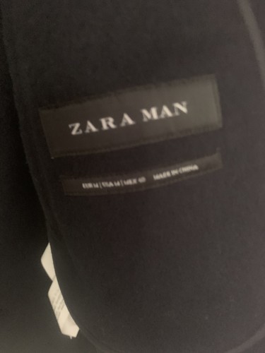 Zara mens coat size medium - zara,