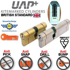 BS EURO CYLINDER HIGH SECURITY ANTI BUMP SNAP PICK DRILL door lock barrel UPVC