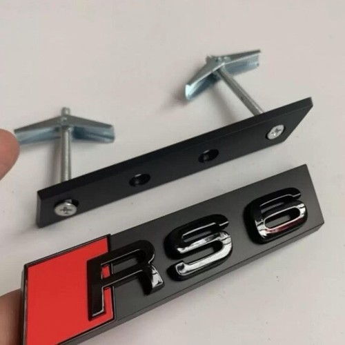 Audi rs6 front grille badge - rs6,