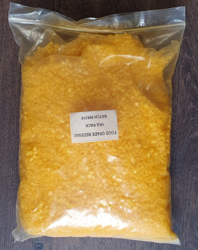 Pure yellow beeswax pellets - beeswax,