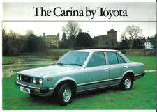 Toyota Carina 1979-80 UK Market Sales Brochure 1600 Saloon & Estate