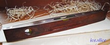 A VINTAGE 'J.RABONE & SONS' 12" BOAT SHAPED SPIRIT LEVEL No. 1625