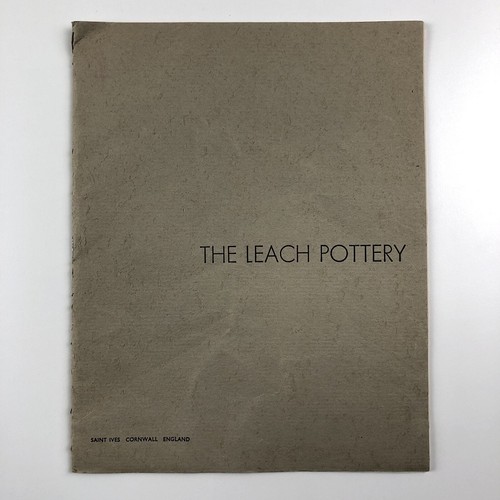 Leaflet the leach - leach, pottery
