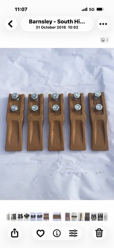 Micro digger bucket teeth - micro, x5