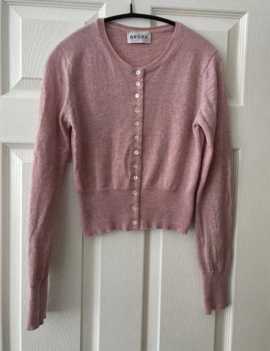 Brora cashmere petal pink