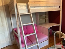 Thuka high sleeper with desk