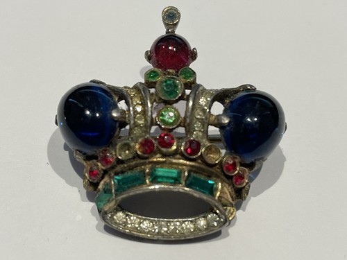 Crown trifari sterling silver - crown,