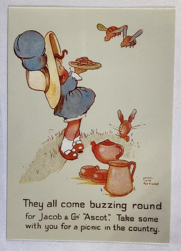 Advertising postcard jacobs - advertising,