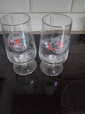 2x San Miguel Pint Glasses