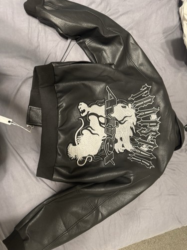 Trapstar bomber leather jacket - bomber,