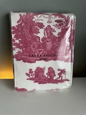 Rare Laura Ashley Toile Cerise