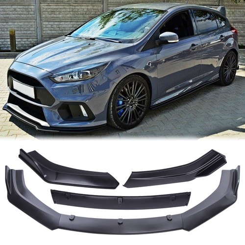 Matte front bumper lip - front, spoiler