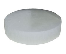 Selenite Round Crystal Charging Plate 10cm