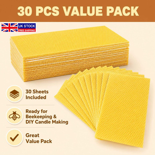 Pack natural beeswax - natural, sheets