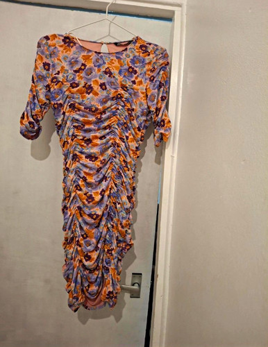 Zara floral mesh - mesh, bodycon