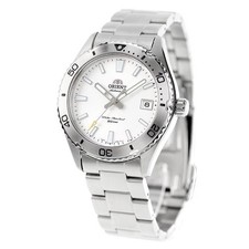 Orient Mako Sports RN-AC0Q03S White Dial Automatic Mechanical Diver Men Watch JP