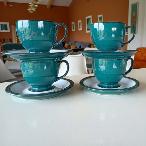 Denby greenwich cups and - greenwich, x