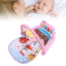 .Baby Gym Play Piano Mat Small Boat Pattern Multifunctional Soft Light Kick Play