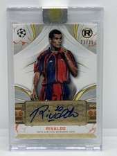 2024/ 25 Topps Reverence Rivaldo Auto /25 Barcelona 