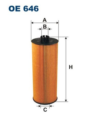 Fits filtron 646 - fits, oil