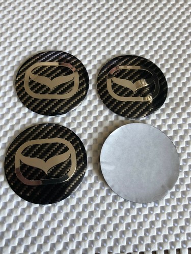 Stickers caps 56mm mazda - 4x,
