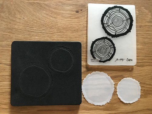Tree rings sizzix tim - tree, holtz