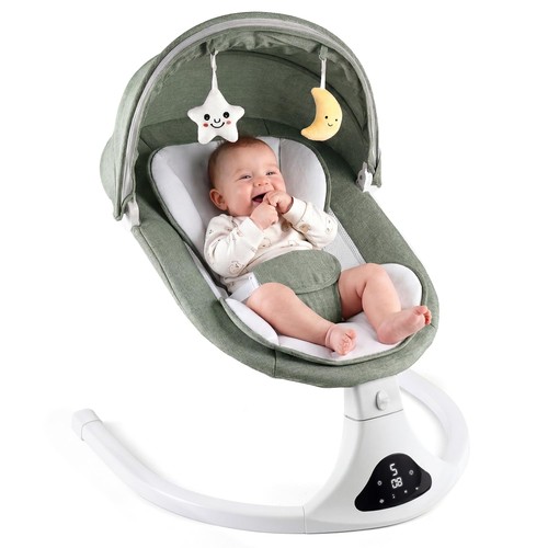 Baby swing with - with, remote