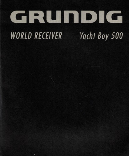 Manual for grundig world - manual,