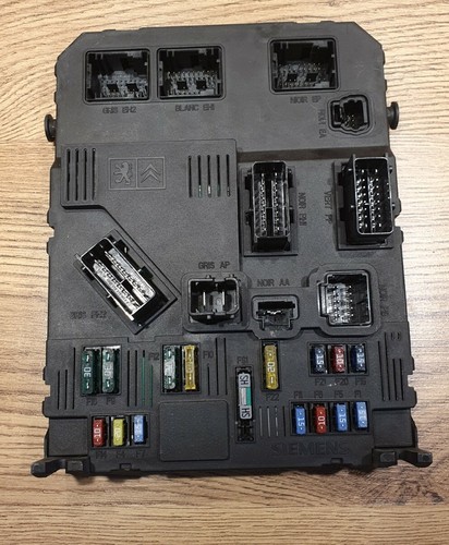 Peugeot 407 bsi ecu - bsi, fuse