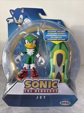 Sonic the Hedgehog Jet The Hawk Figure Jakks Pacific Toy 4" Rare Sega Brand New