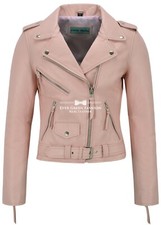 Ladies Brando Jacket Baby Pink