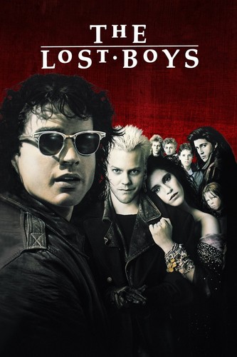 Lost boys 90s movie poster - boys,