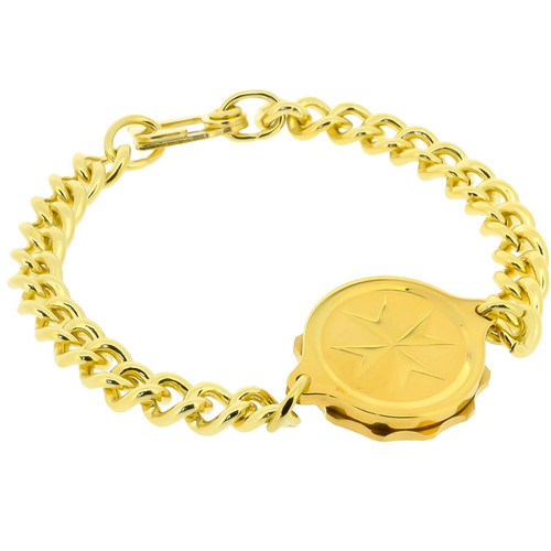 Sos talisman gold plated - sos,