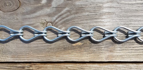 Galvanised metal link - galvanised, 7-link