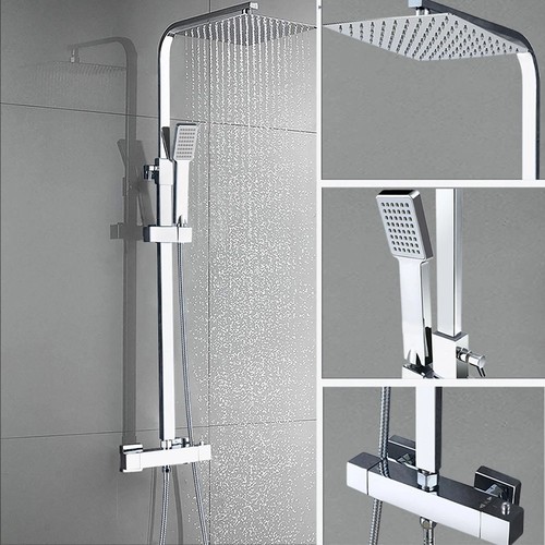Bathroom thermostatic shower - bathroom,