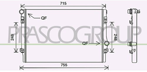 Fits audi engine water - engine,