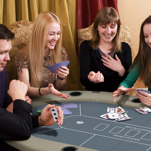 Foldable poker table - 70", table,