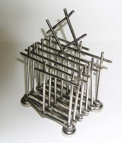 Rare silver plated toast - rare,