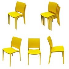Yellow plastic stacking - plastic,