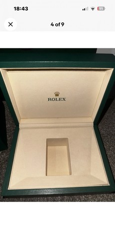Rolex empty watch - empty, oyster