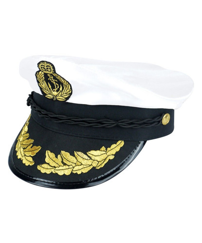 Deluxe captain cap hat - deluxe,