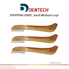 STRIPPING KNIFE PET HAIR GROOMING CAT DOG COMB CUT & STYLE FINE MED COARSE Set 3